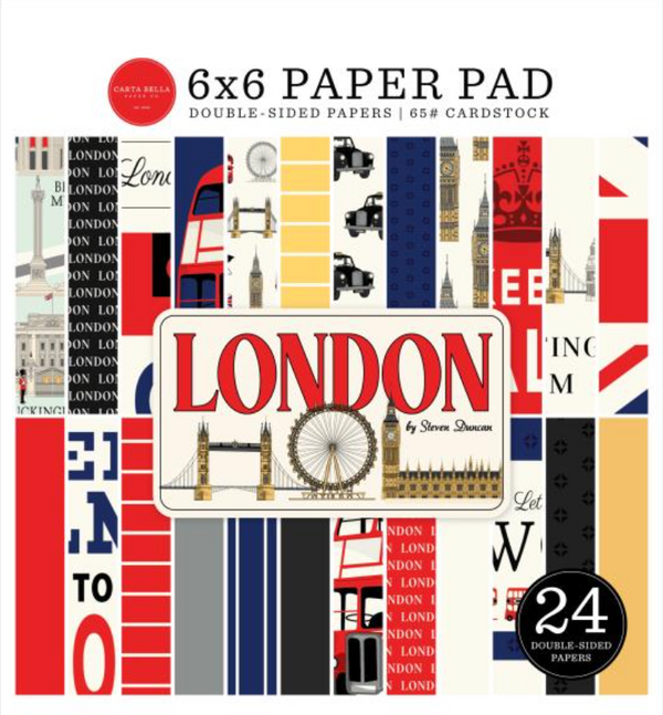 Carta Bella 6x6 London Paper Pad {B15}