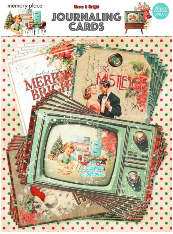 Memory Place Merry & Bright Journal Card Pack {}