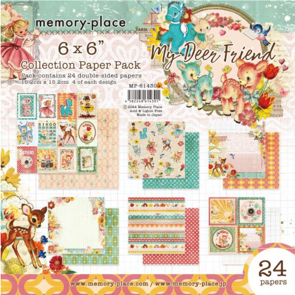 Memory Place 6x6 My Dear Friend Paper Pack {}