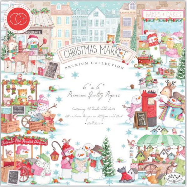 Craft Consortium 6x6 Christmas Market Paper Pad {B310}