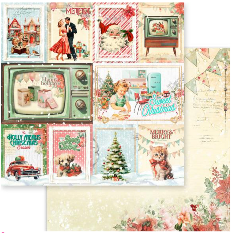 Memory Place 8x8 Merry & Bright Paper Pack {B09}