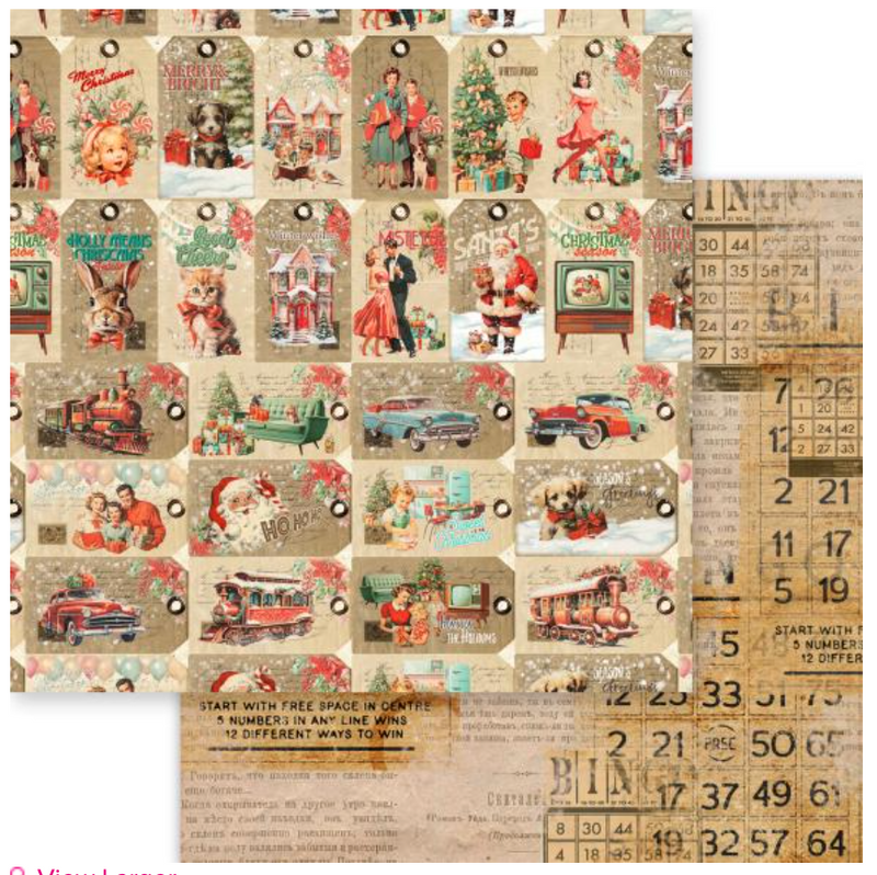 Memory Place 8x8 Merry & Bright Paper Pack {B09}