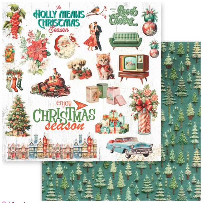 Memory Place 8x8 Merry & Bright Paper Pack {B09}