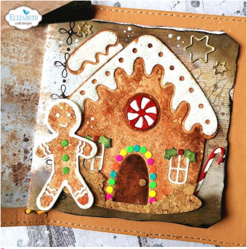 Elizabeth Craft Designs Gingerbread House Metal Die {K29}