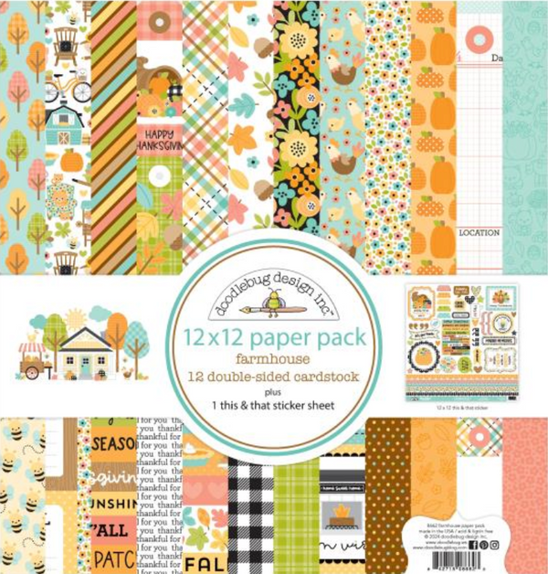 Doodlebug 12X12 Farmhouse Collection Kit