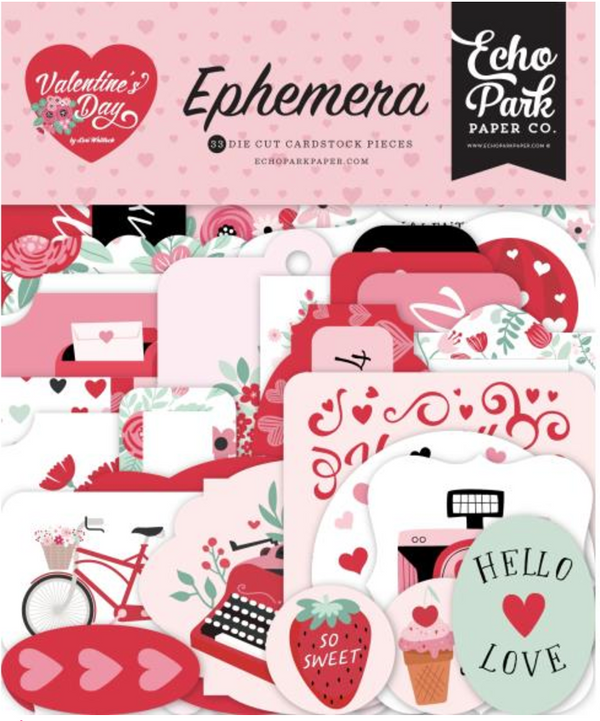 Echo Park Valentine's Day Icons Ephemera {B216}