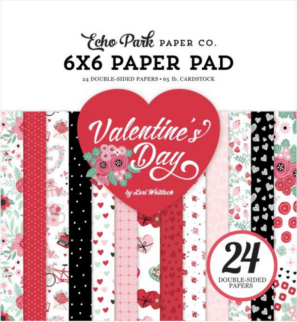 Echo Park 6x6 Valentine's Day Paper Pad {B422}