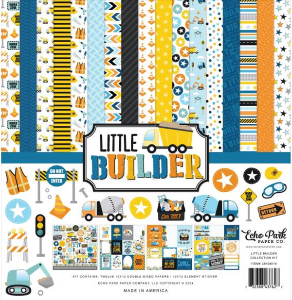 Echo Park 12x12 Little Builder Collection Kit {B414}