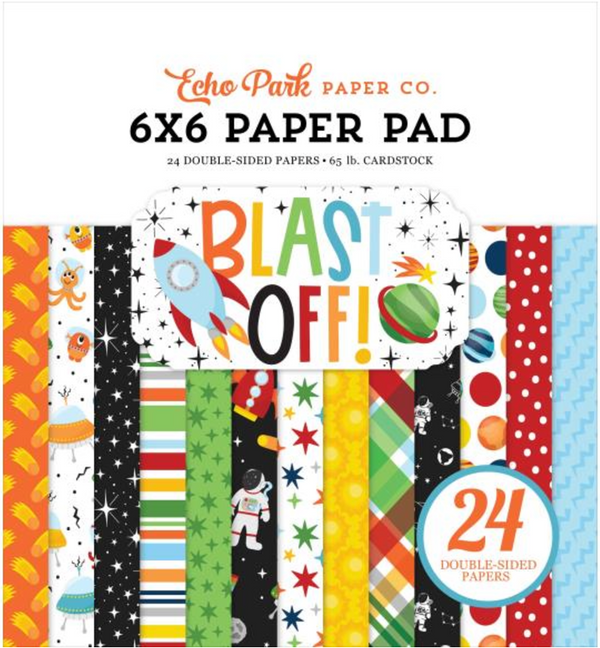 Echo Park 6x6 Blast Off Paper Pad {B316}