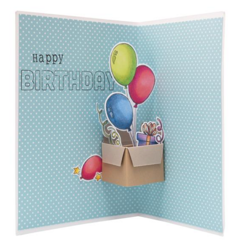 Studio Light Nr. 927 Balloon Box Pop-Up Essentials Cutting Die {W06}