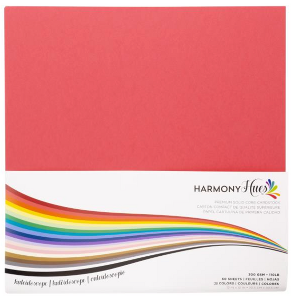 Harmony Hues 12x12 Kaleidoscope 110lb. Cardstock {B611}