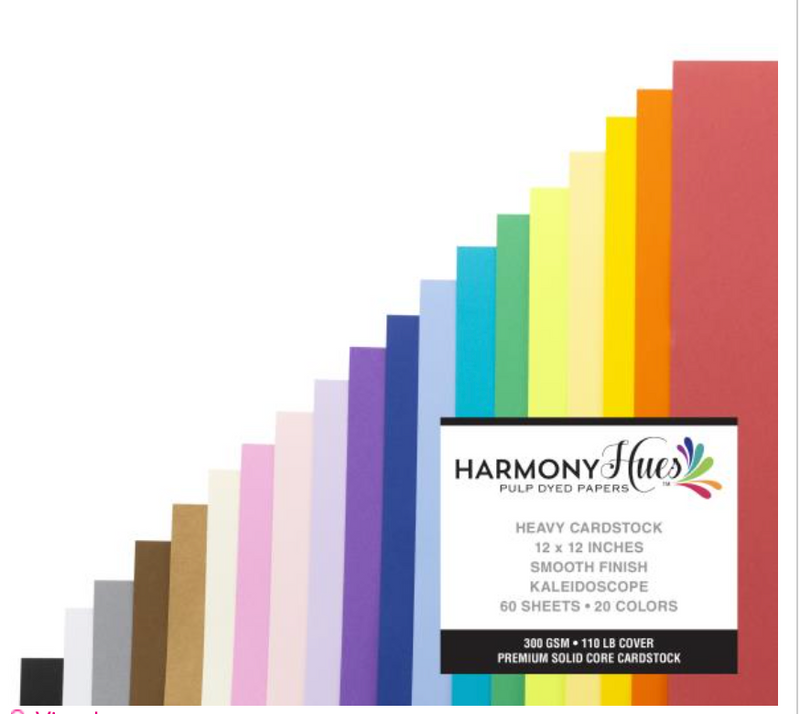 Harmony Hues 12x12 Kaleidoscope 110lb. Cardstock {B611}