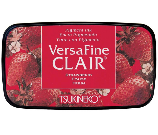 Tsukineko VersaFine Clair Strawberry Ink Pad {E195}