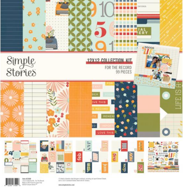 Simple Stories 12x12 For the Record Collection Kit {B608}