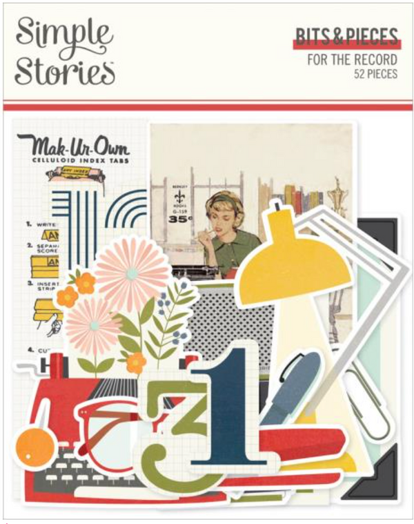 Simple Stories For the Record Icons Bits & Pieces {B501}