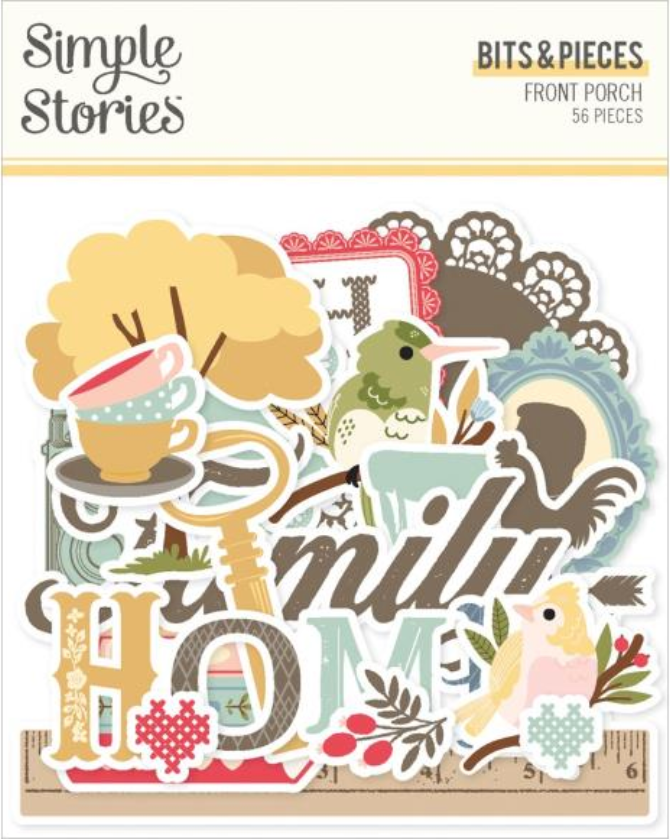 Simple Stories Front Porch Icons Bits & Pieces {B401}