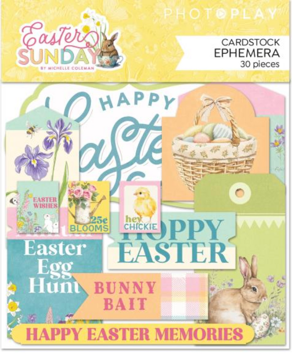 Photo Play Easter Sunday Ephemera {B407}