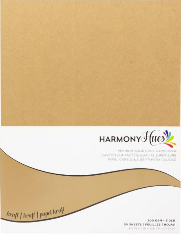 Harmony Hues 8.5x11 Kraft 110lb. Cardstock {B522}