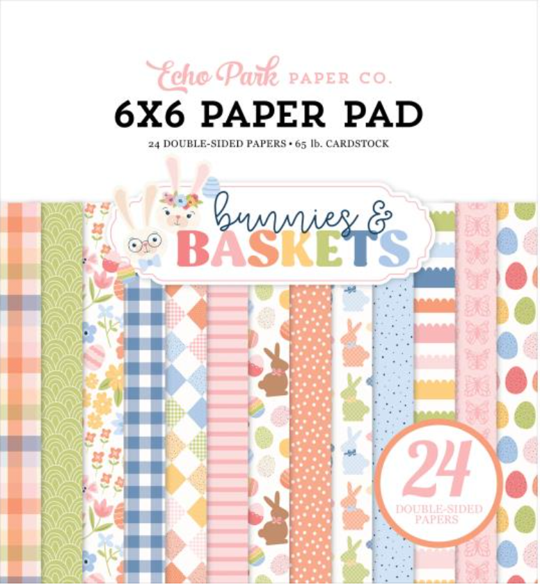 Echo Park 6x6 Bunnies & Baskets Paper Pad {B616}