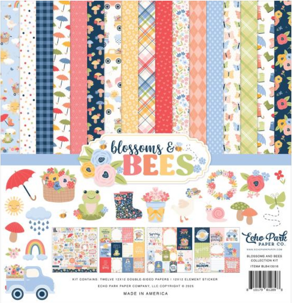 Echo Park 12x12 Blossoms & Bees Collection Kit {B523}