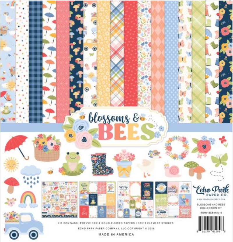 Echo Park 12x12 Blossoms & Bees Collection Kit {B523}