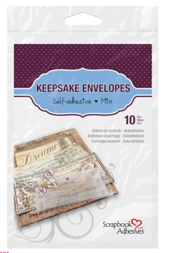 Scrapbook Adhesives Self Adhesive Keepsake Envelopes {W20}