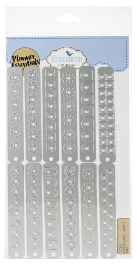 Elizabeth Craft Designs Decorative Planner Page Reinforcements Metal Die Set {X134}