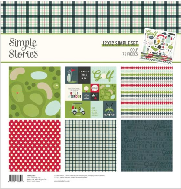 Simple Stories 12x12 Golf Collection Kit {B708}