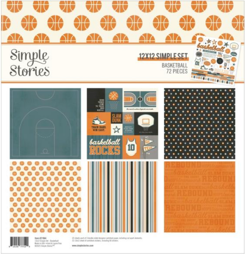 Simple Stories 12x12 Basketball Collection Kit {B315}