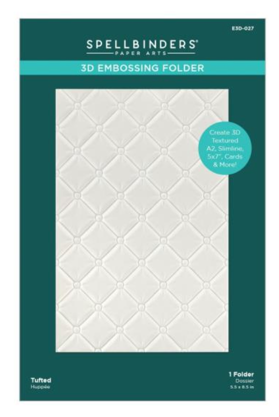 Spellbinders Tufted 3D Embossing Folder {X115}