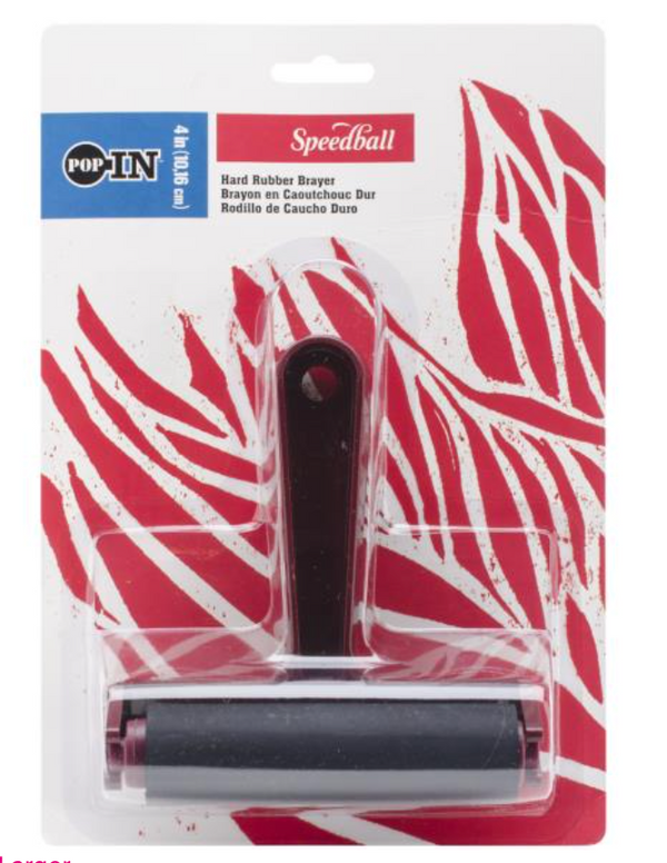 Speedball 4" Hard Rubber Brayer {K100}