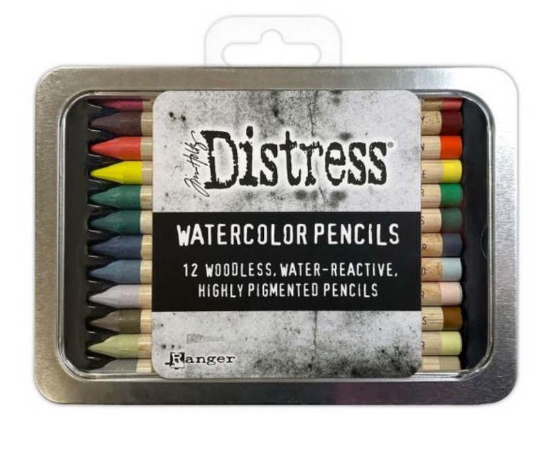 Tim Holtz Distress Watercolor Pencils 12 Pack - Set 5 {K26}