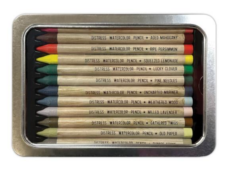 Tim Holtz Distress Watercolor Pencils 12 Pack - Set 5 {K26}