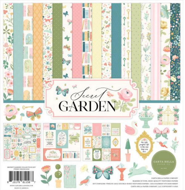 Carta Bella 12x12 Secret Garden Collection Kit {B109}