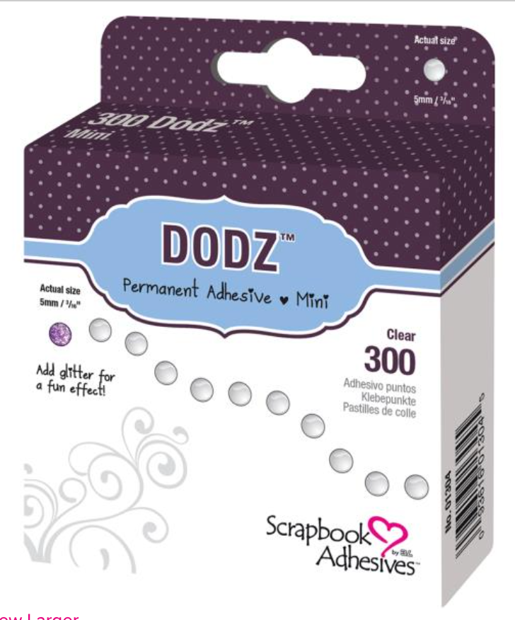 Scrapbook Adhesive Mini Permanent Adhesive Dodz {C15}