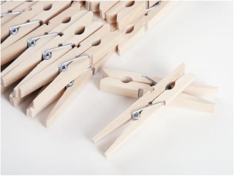 Cousin DIY Natural Medium Spring Clothespins {C223}