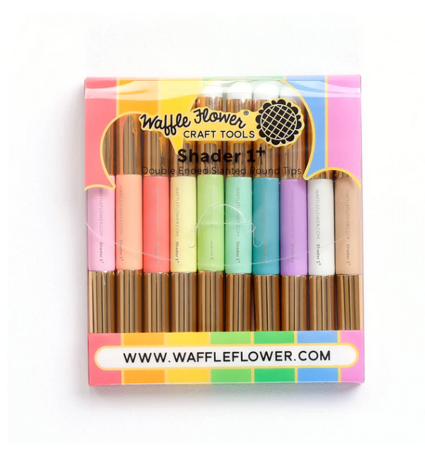 Waffle Flower Rainbow Double Ended Shader Brushes {H112}